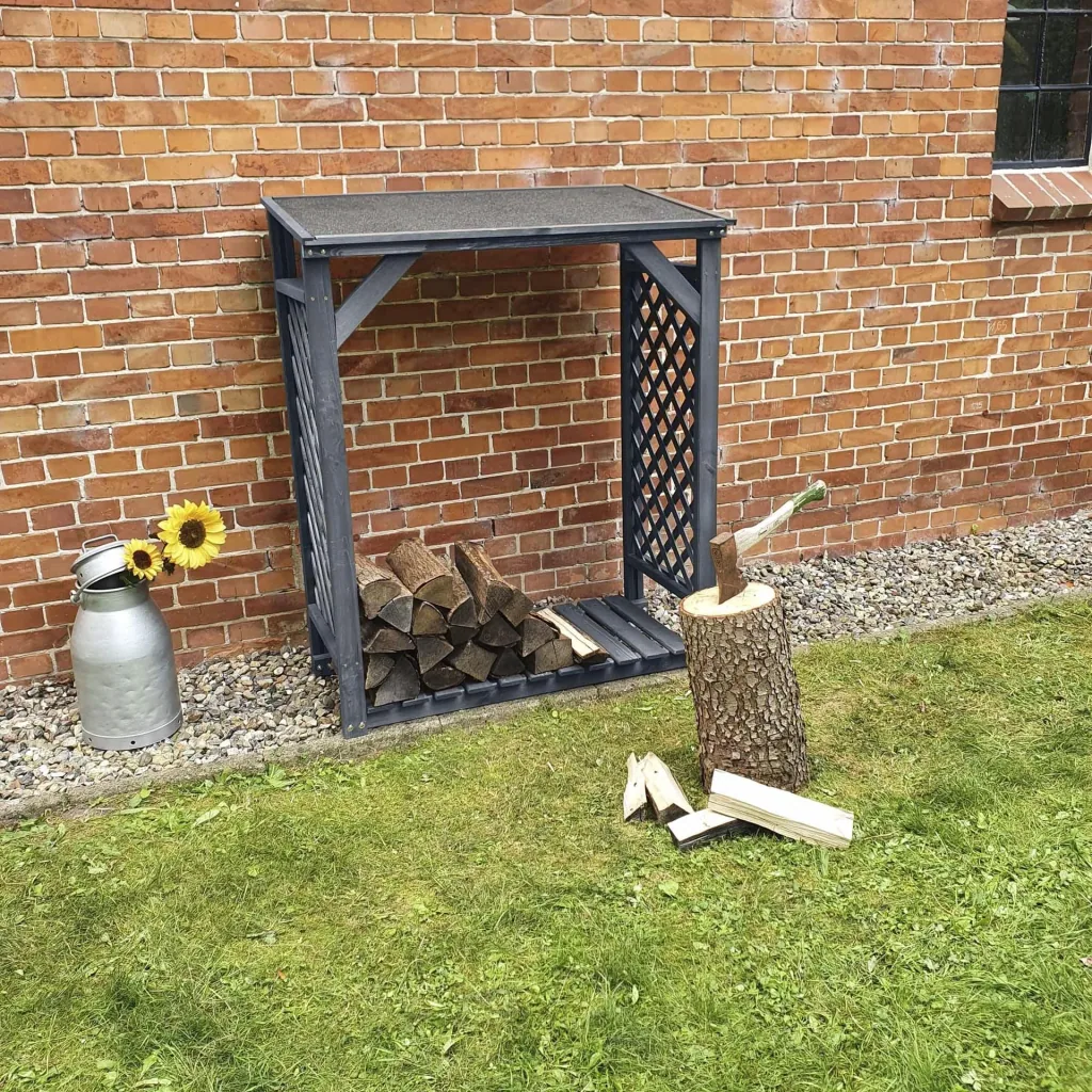 Firewood rack Speyer grey