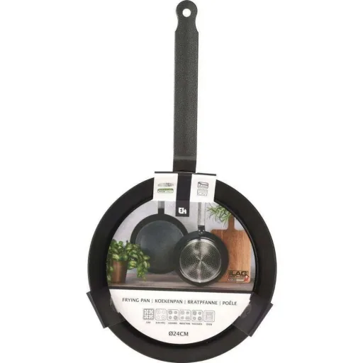 Frying pan - Paella pan - 24 cm - Black