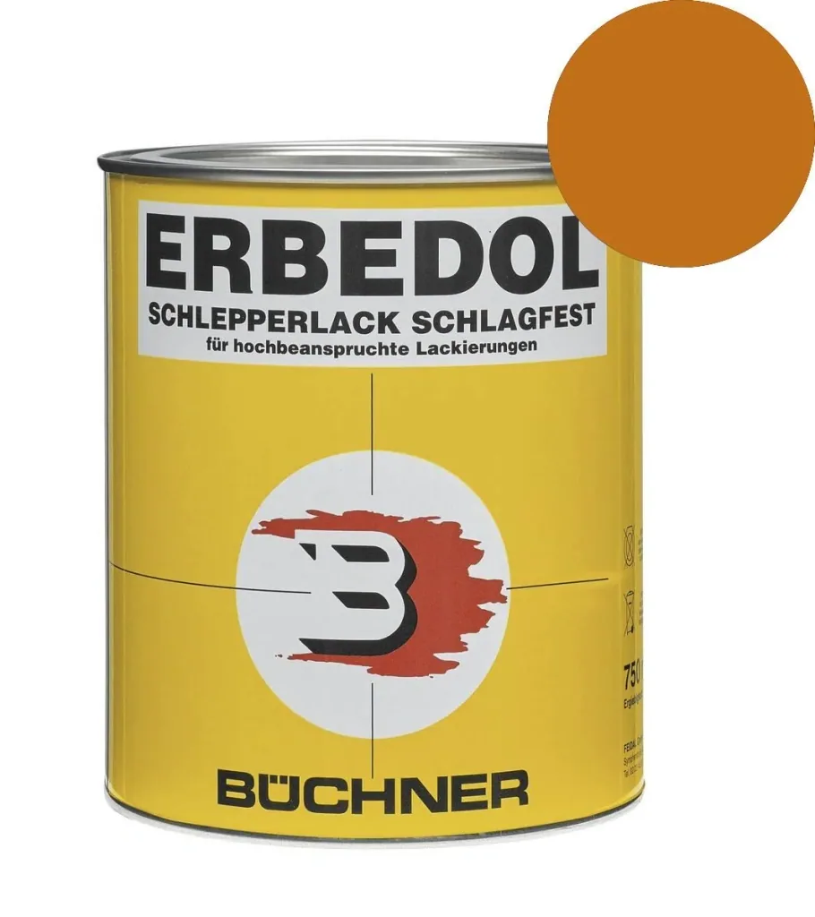 Tractor and agricultural machinery paint Beinlich orange SL2109, 750 ml