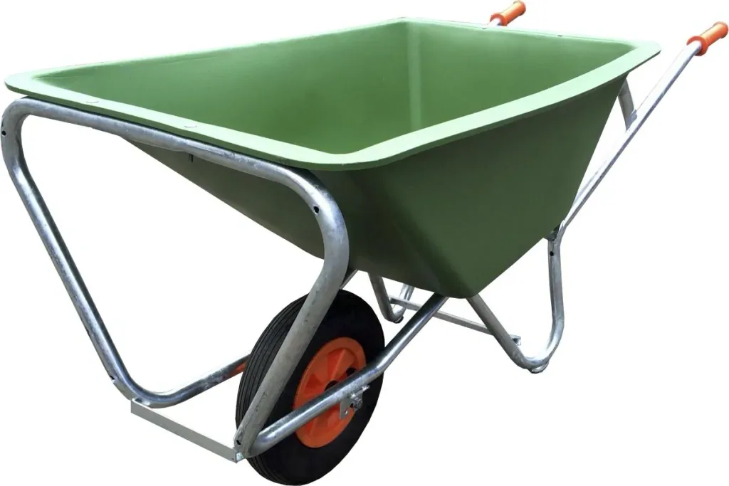 Large wheelbarrow "Green Garden I", 170 liters, 1 pneumatic wheel