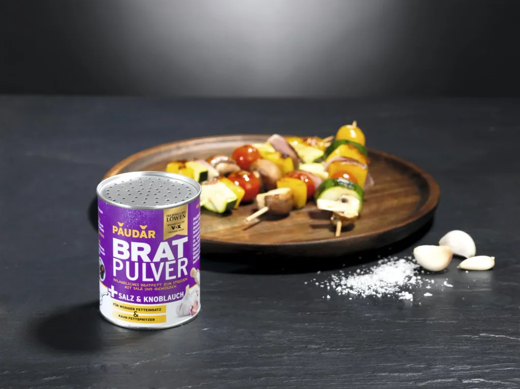 Vegetable frying fat powder, “PAUDAR”, with garlic and salt, 175 g