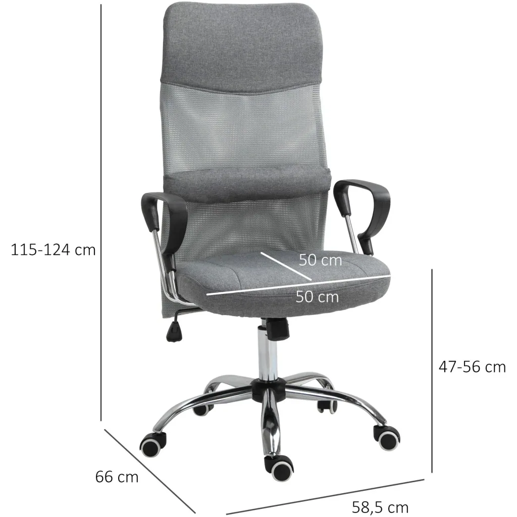 Office chair, grey