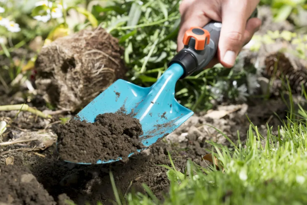 Combisystem flower trowel, working width 8.5 cm