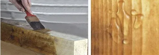 Wood protection oil and wood cleaner in a value set