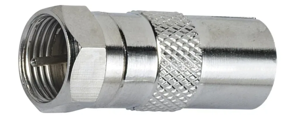SAT adapter F-connector-coax coupling