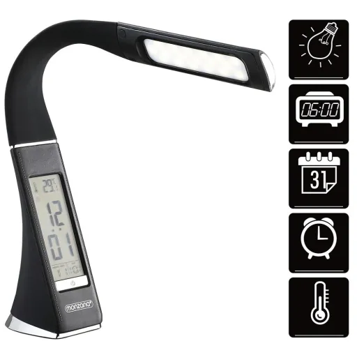 LED table lamp Lilly black