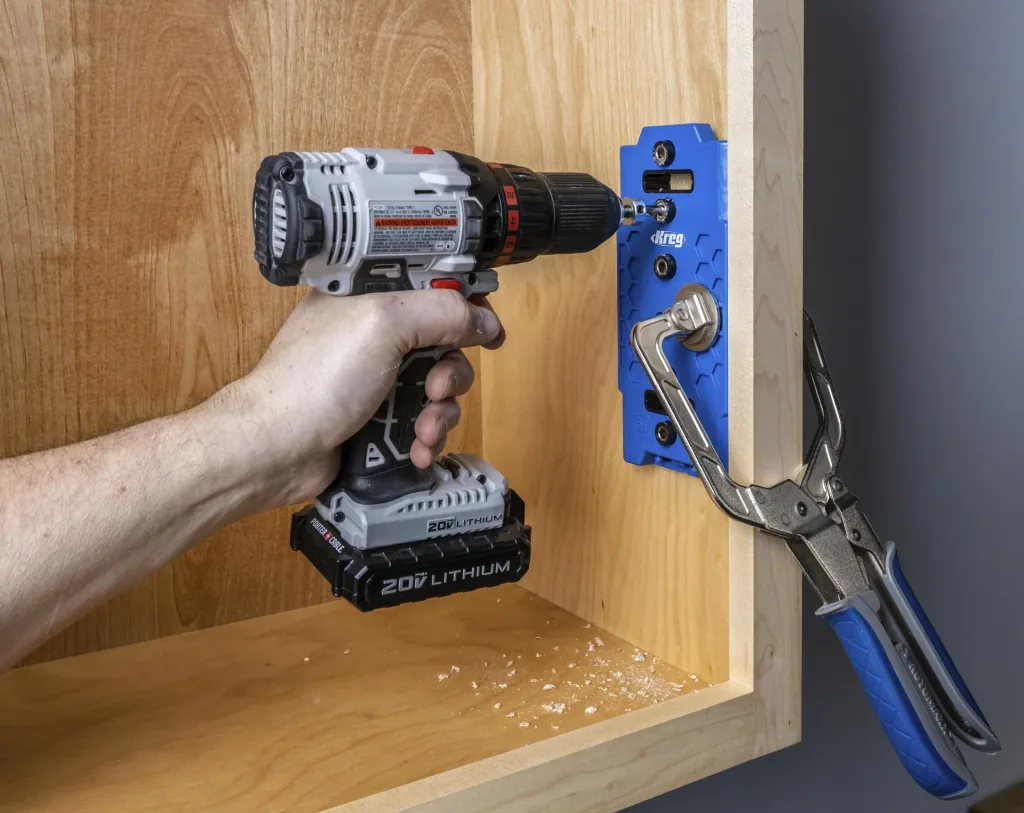 Hole row drilling template