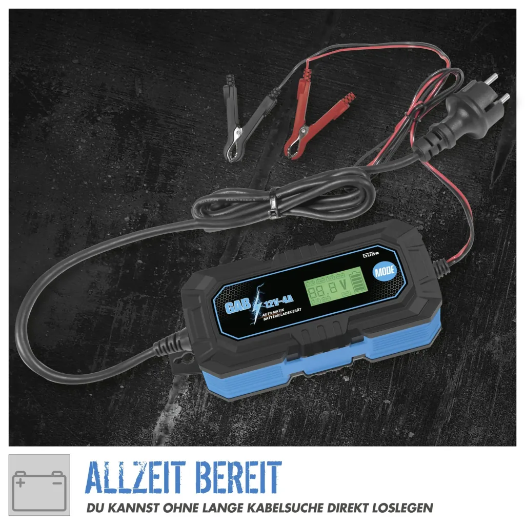 Automatik Batterieladegerät GAB 12V/6V-4A