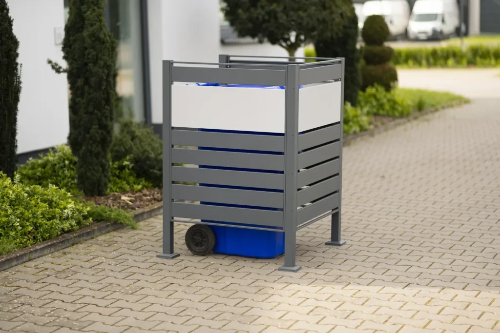 Garbage can cover Planum 1-box, 120 cm, anthracite