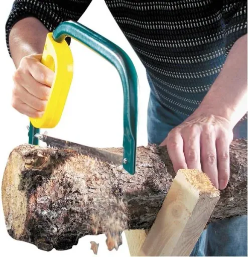 Hand hacksaw, 390 mm with 3 saw blades