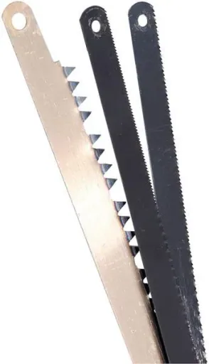Hand hacksaw, 390 mm with 3 saw blades