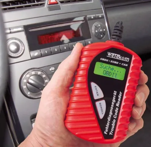 OBD II diagnostic device, including software and storage bag