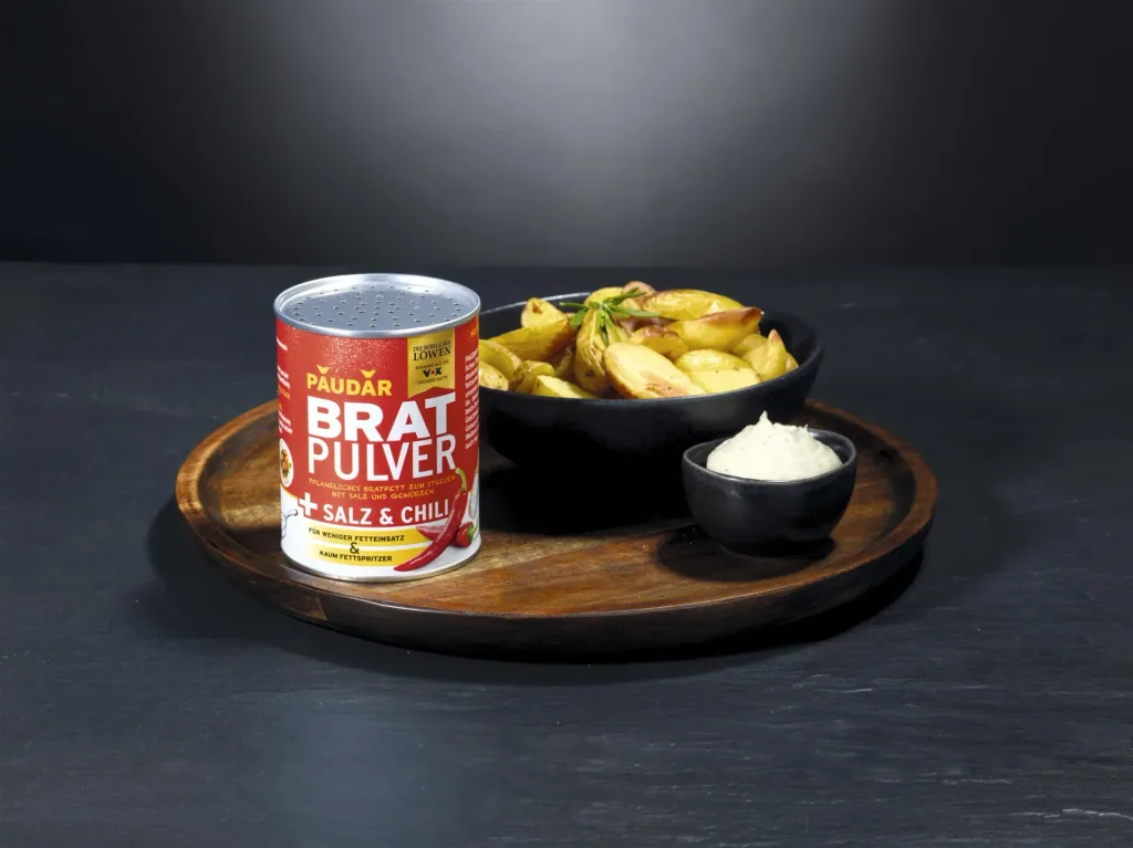 Vegetable frying fat powder, “PAUDAR”, with chili and salt, 175 g