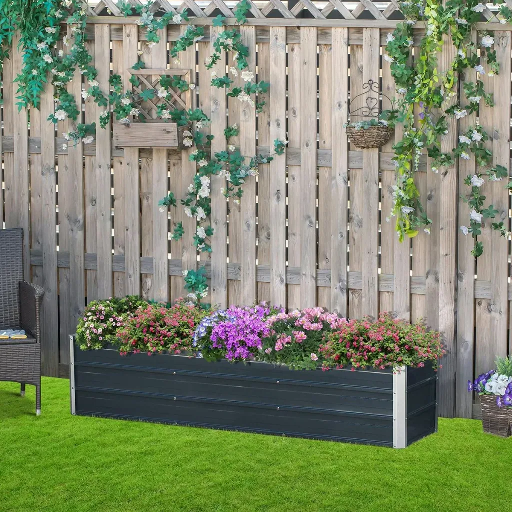 Raised bed made of steel garden bed Pfla