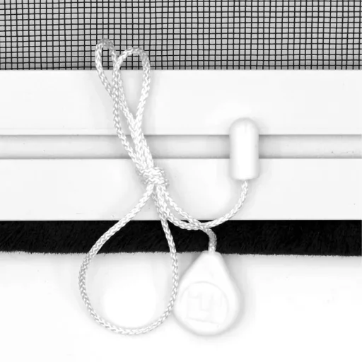 Insect screen roller blind for windows, 100 x 160 cm in anthracite