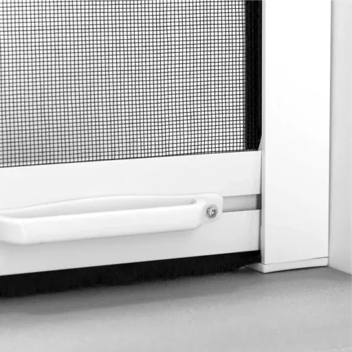 Insect screen roller blind for windows, 100 x 160 cm in anthracite