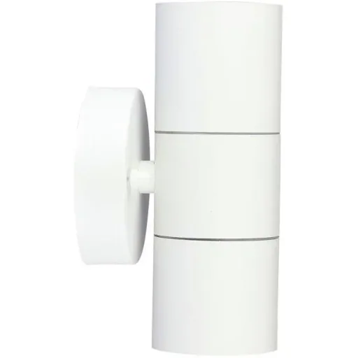 VT-7622 Outdoor Wall Light Up/Down - GU10 - Stainless Steel - White - IP44