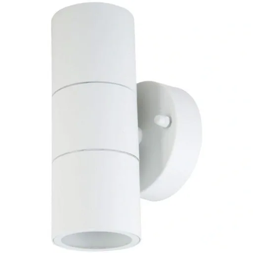 VT-7622 Outdoor Wall Light Up/Down - GU10 - Stainless Steel - White - IP44