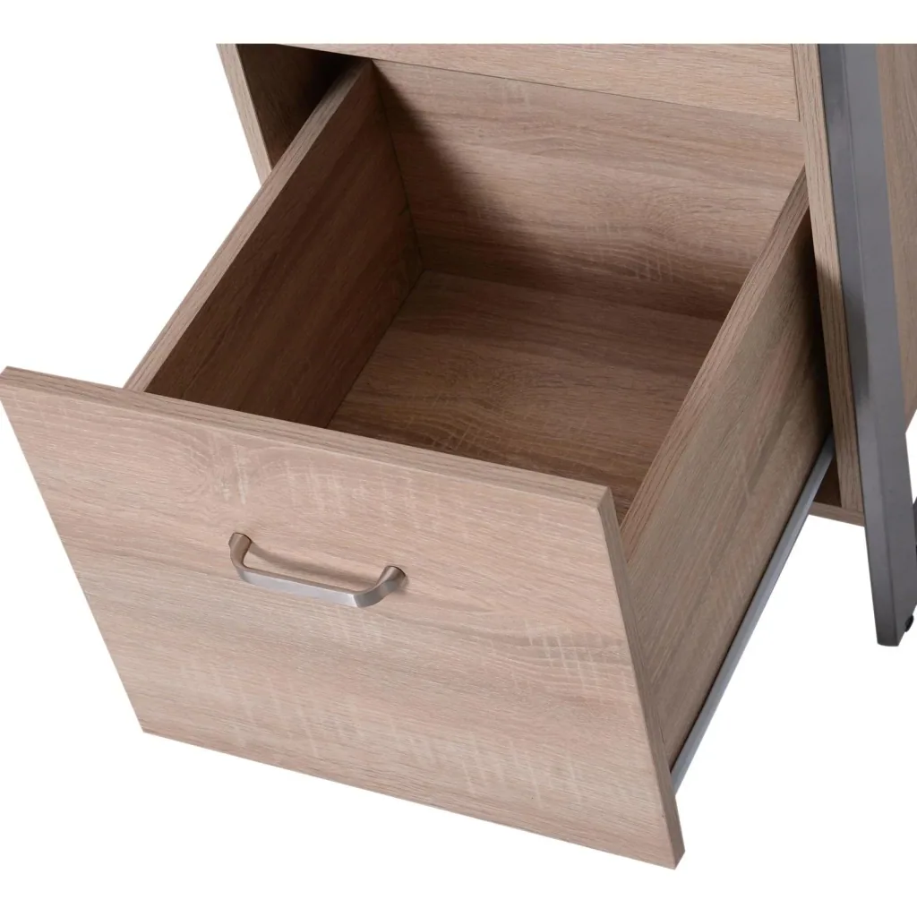 Computer table PC table desk work table office table 2 x drawer 120 x 58 x 76 cm