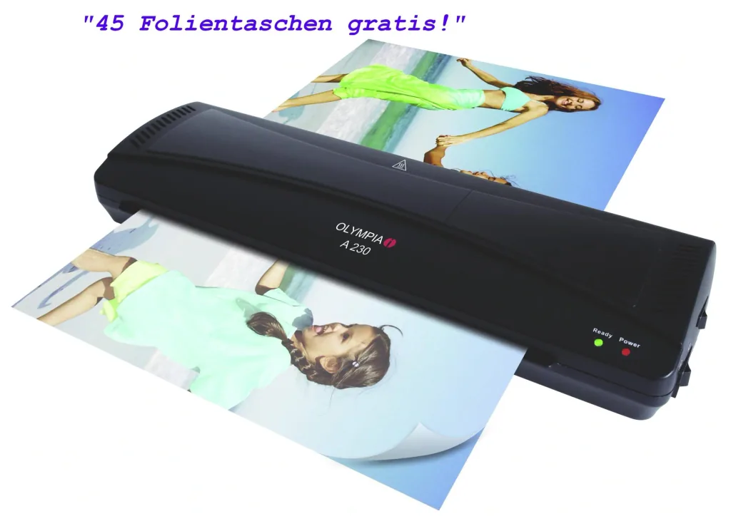 Laminator A-230 - Format up to DIN A4 possible