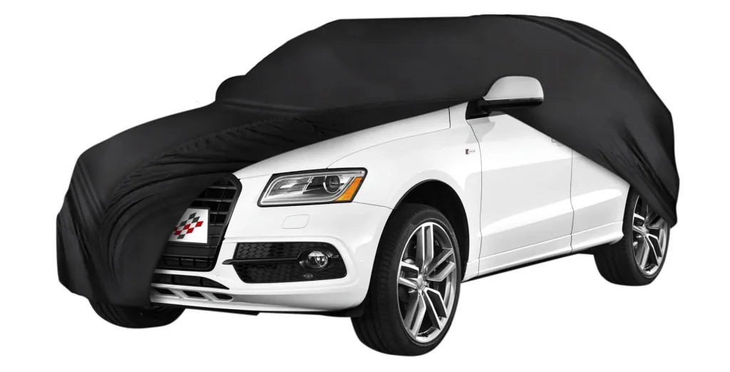 Car cover indoor soft - size 10 - 531x590x155cm - PES - elastane