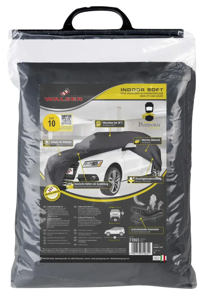 Car cover indoor soft - size 10 - 531x590x155cm - PES - elastane