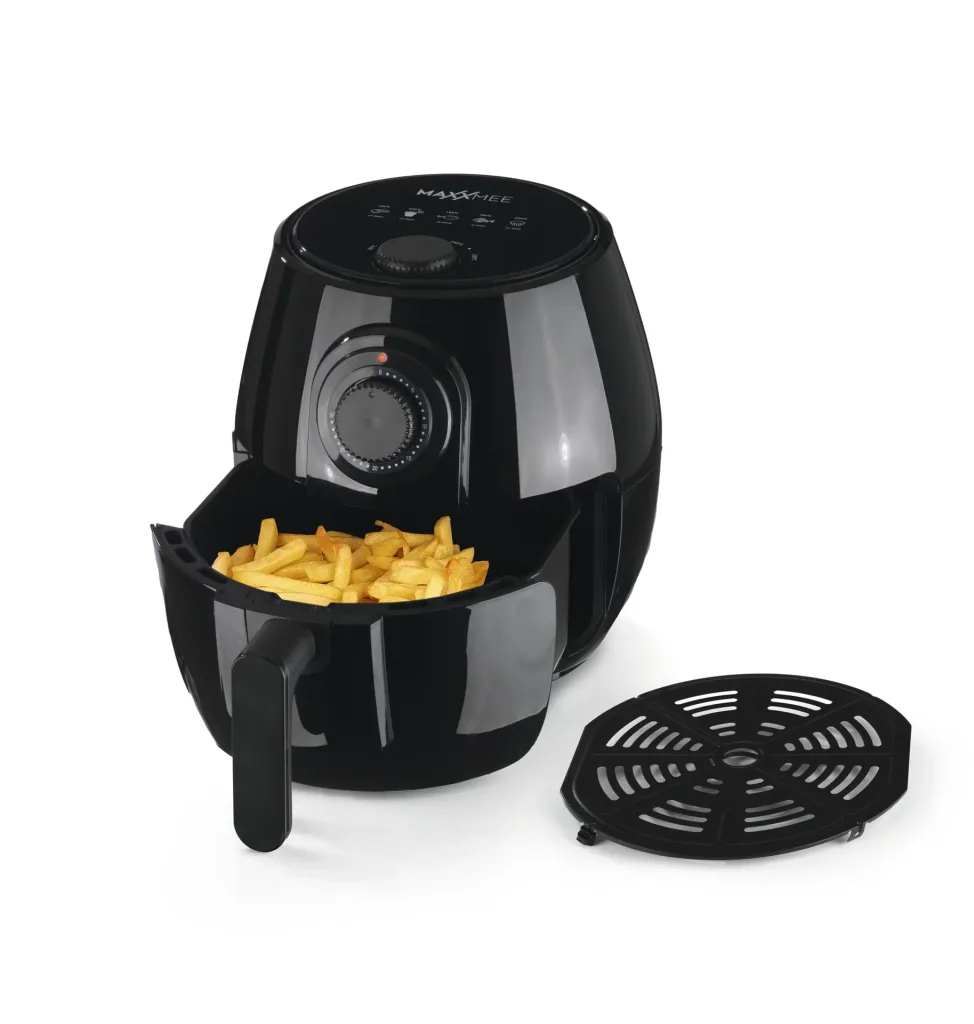 XL hot air fryer 4 liters, 1400 watts, black