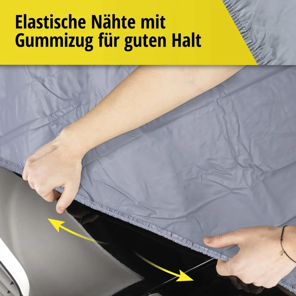 All-weather car cover - Size 7 - 488x176x148cm - PVC coated