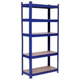 FSH shelving set MP 148 - 150x75x30 - Max. 130 kg per shelf - Blue - 2 pieces