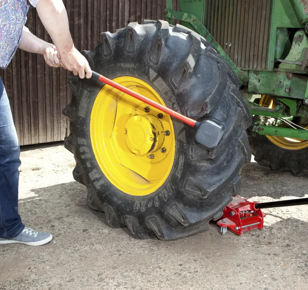 Rubber soft-face hammer 5.0 kg, 890 mm