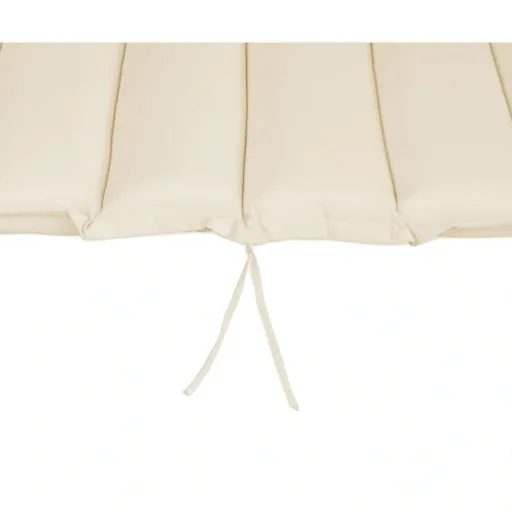 Garden cushion - For lounger - With cushion - 183x56x7cm - Cream
