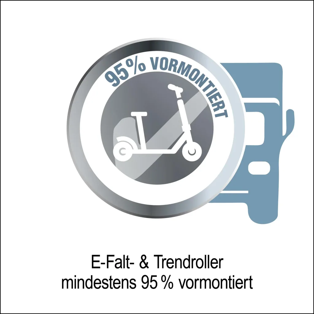 E-Folding Scooter Speedster 45 km/h Basic 48V/15Ah Lead-Gel, Black