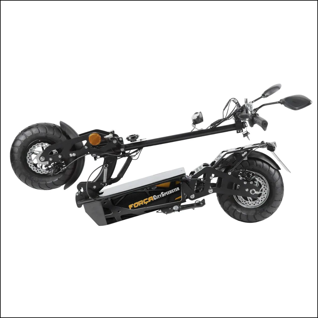 E-Folding Scooter Speedster 45 km/h Basic 48V/15Ah Lead-Gel, Black