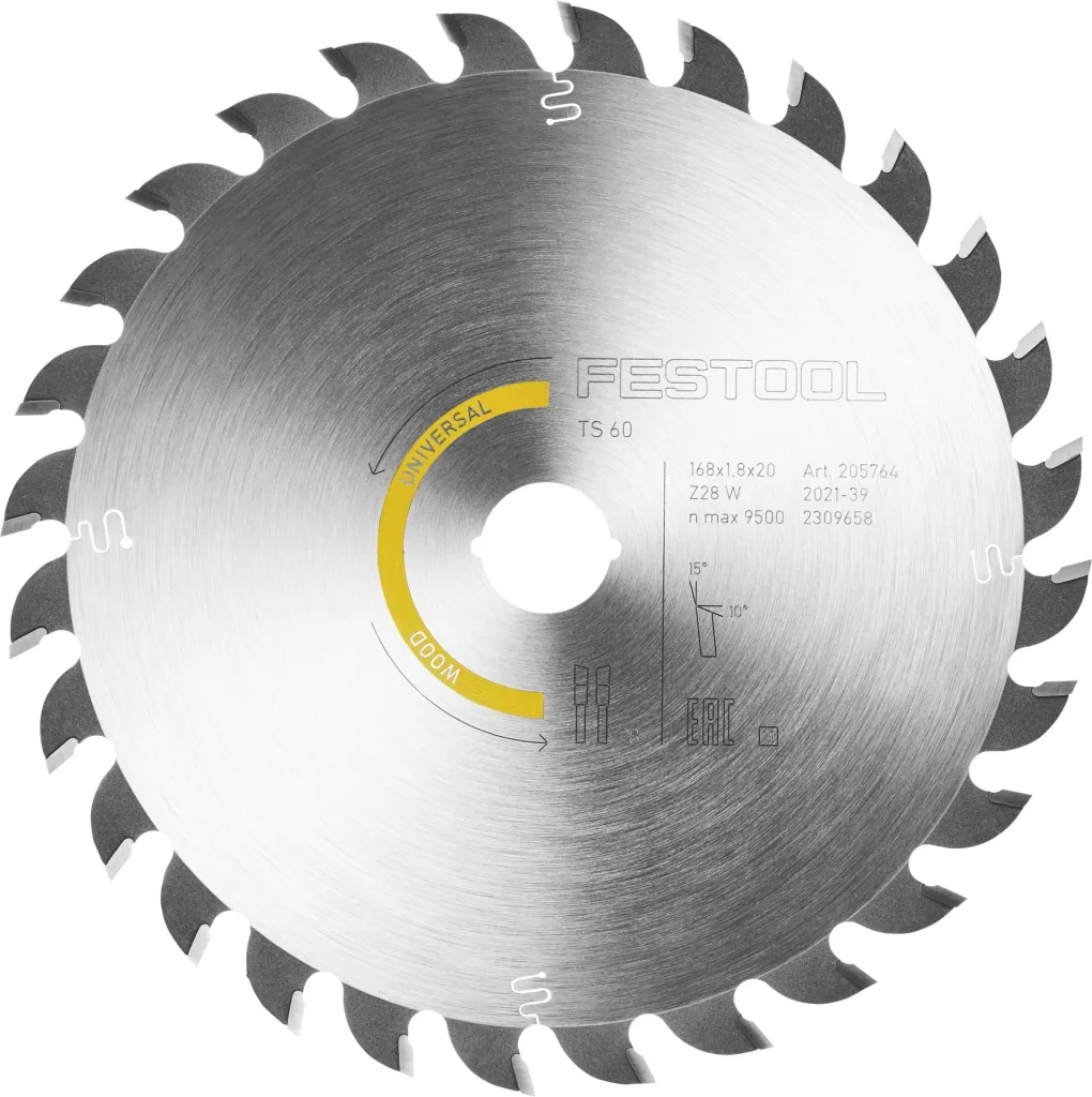 Circular saw blade wood HW 168x1.8x20 28 Z