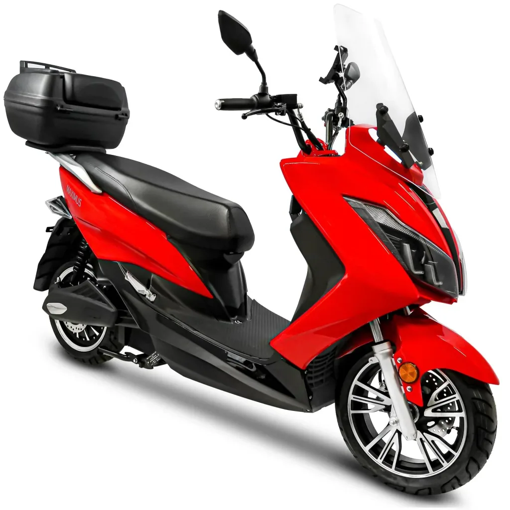 Maximus MX2-45 - 45 km/h, 60V-32.5Ah lithium battery 3000W, 2 person approval, with top case
