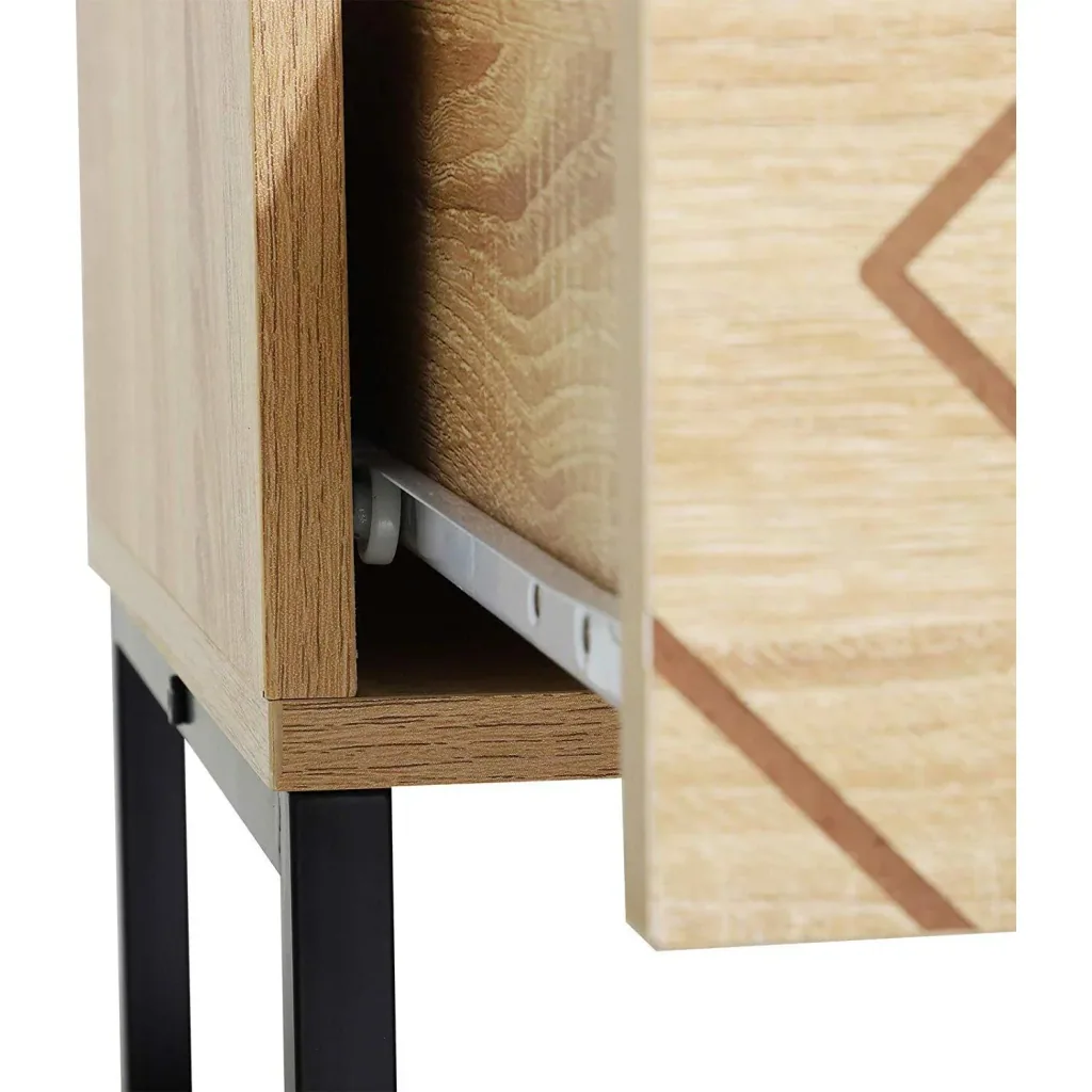 Drawer cabinet in retro design