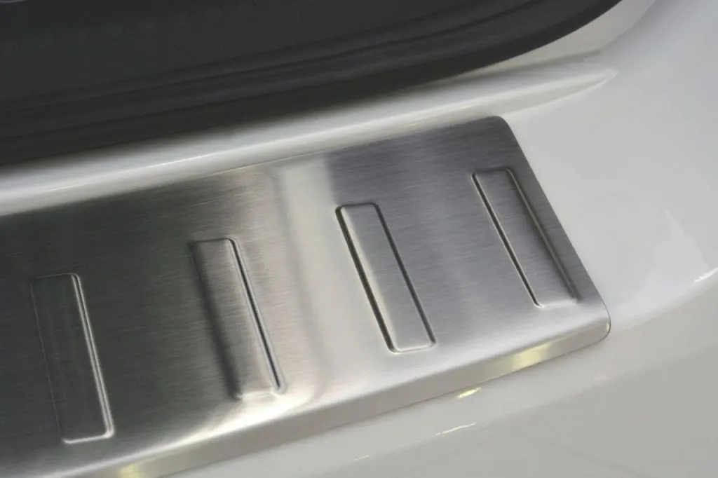 Loading sill protection Skoda RAPID SPACEBACK / stainless steel, built from 2012-2015, FL 2015>