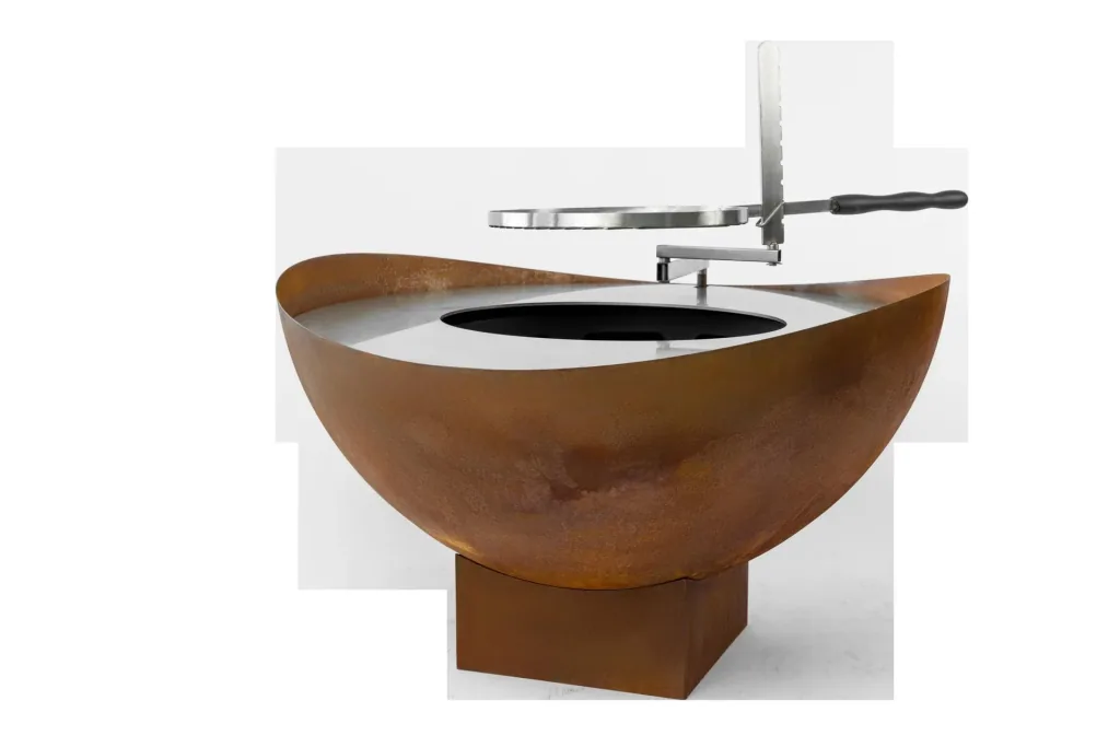 Fire bowl Wave rust, without accessories