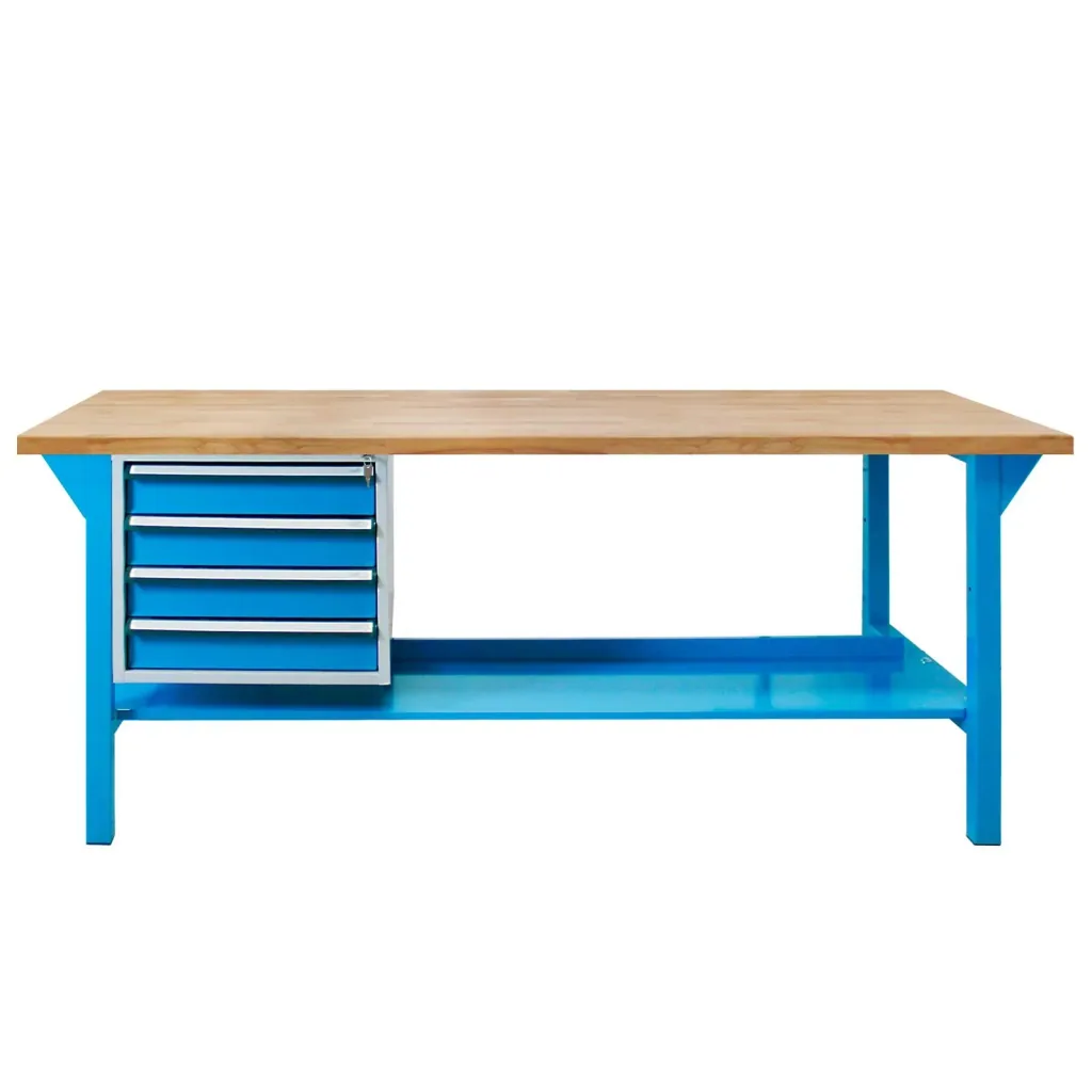 Workbench 2000 with drawer box, 4 drawers