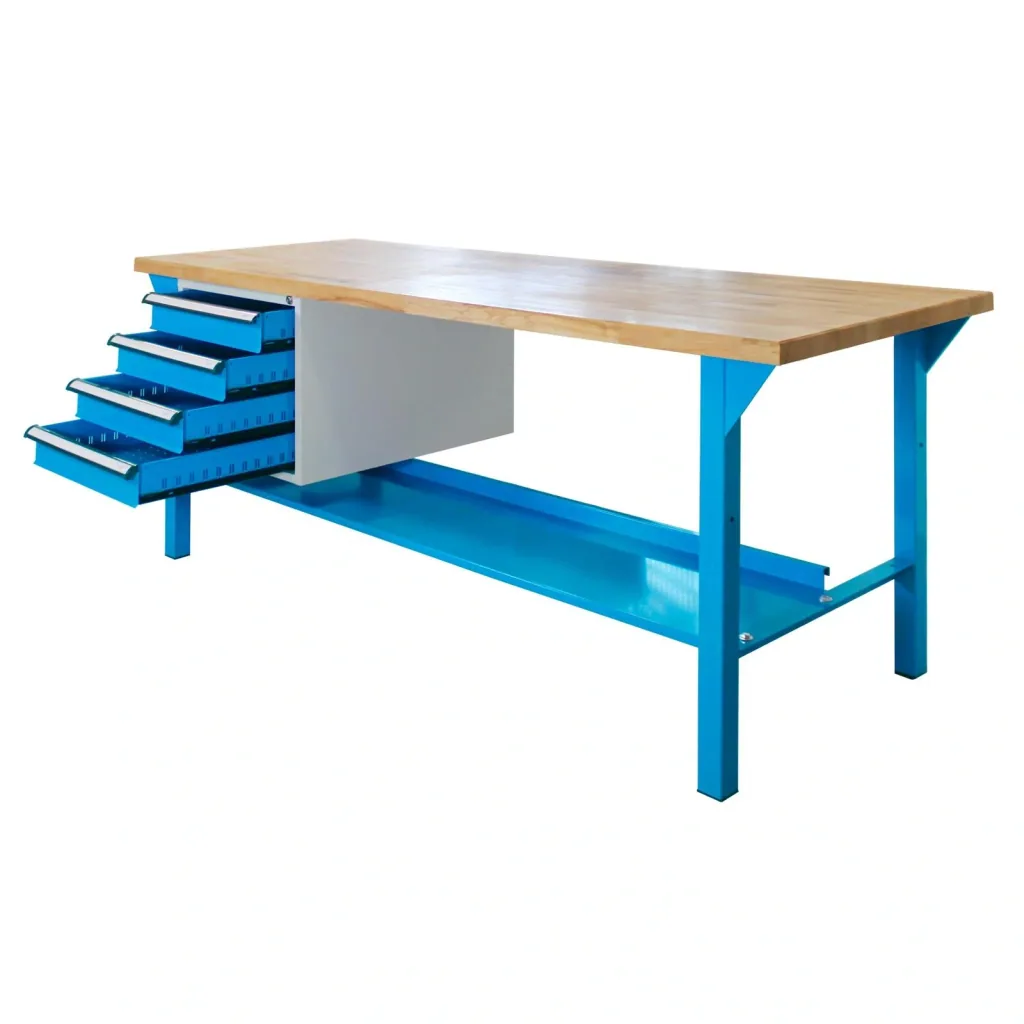 Workbench 2000 with drawer box, 4 drawers