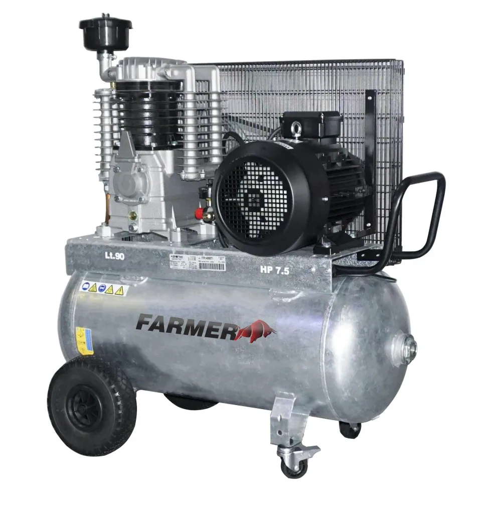 Compressor 890-90 Z PRO-400 Volt 10 bar, galvanized