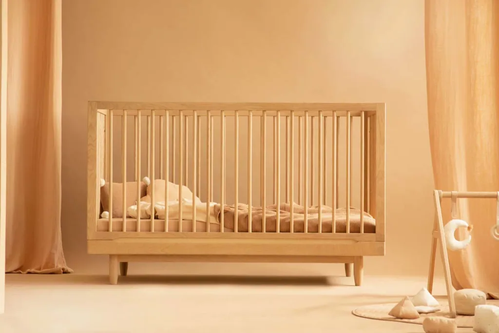 Nobodinoz łóżeczko dziecięce "Pure" dąb 70 x 140