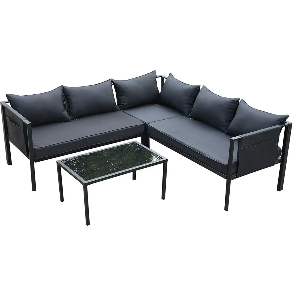 Garden furniture as a 4-piece set