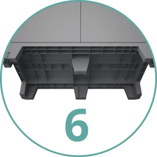 Transforming plastic cabinet Modular 2 for outdoor and indoor use