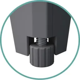 Transforming plastic cabinet Modular 2 for outdoor and indoor use