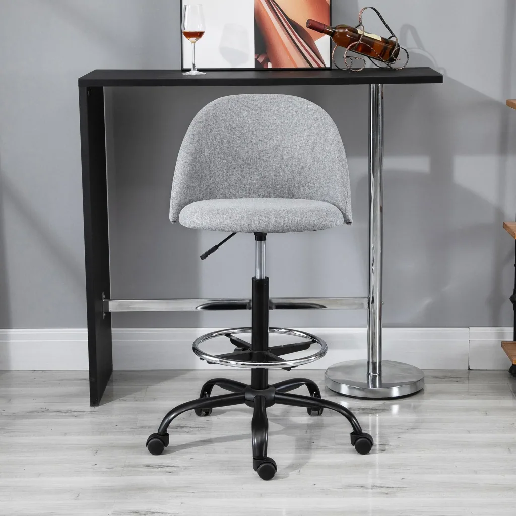 Desk stool, grey