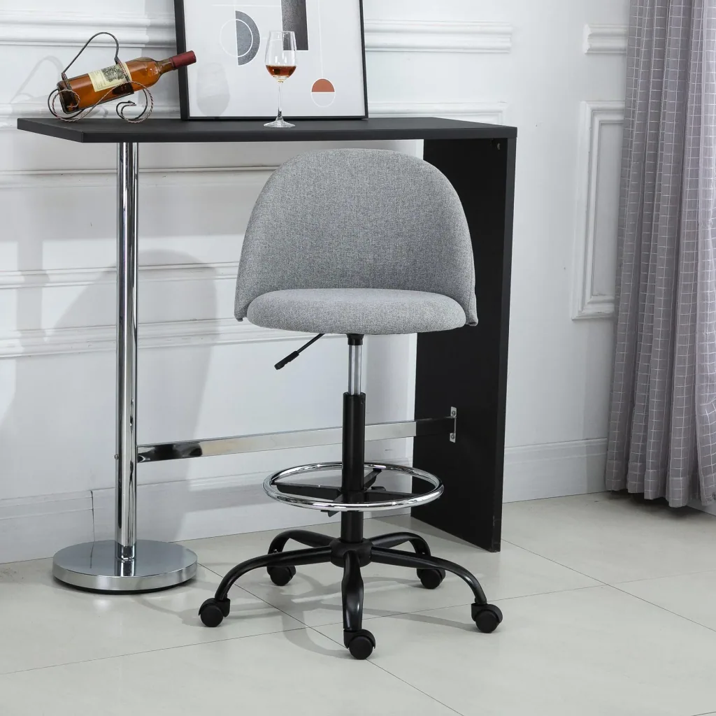 Desk stool, grey