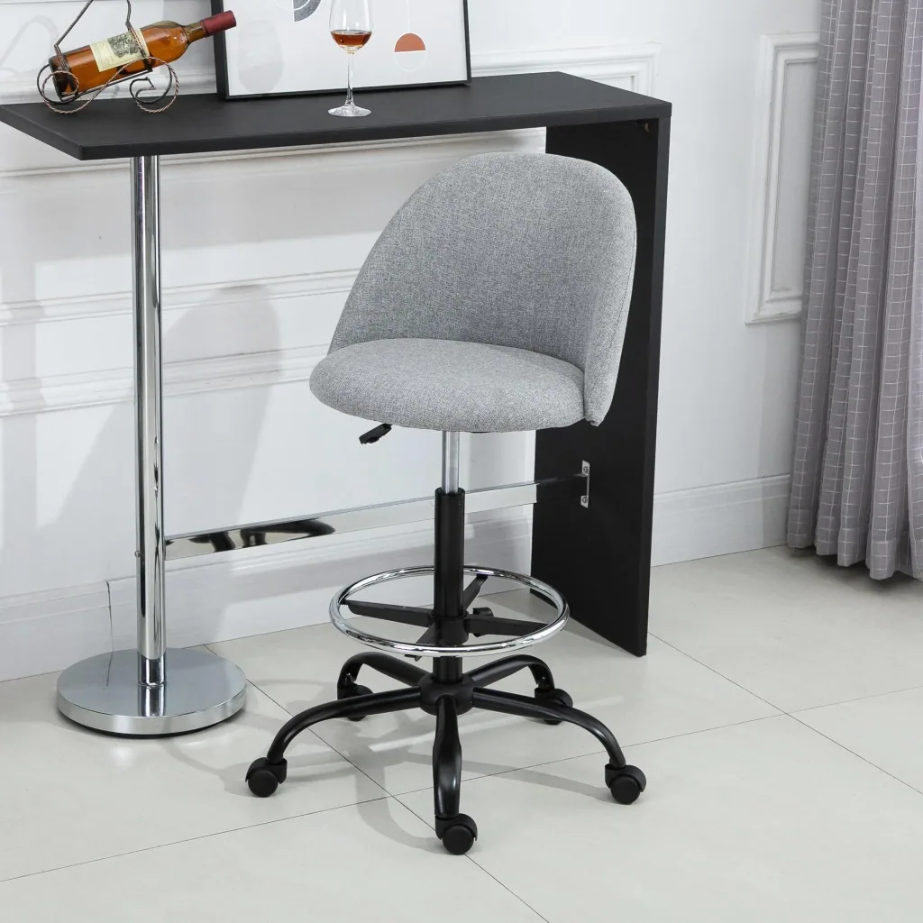 Desk stool, grey