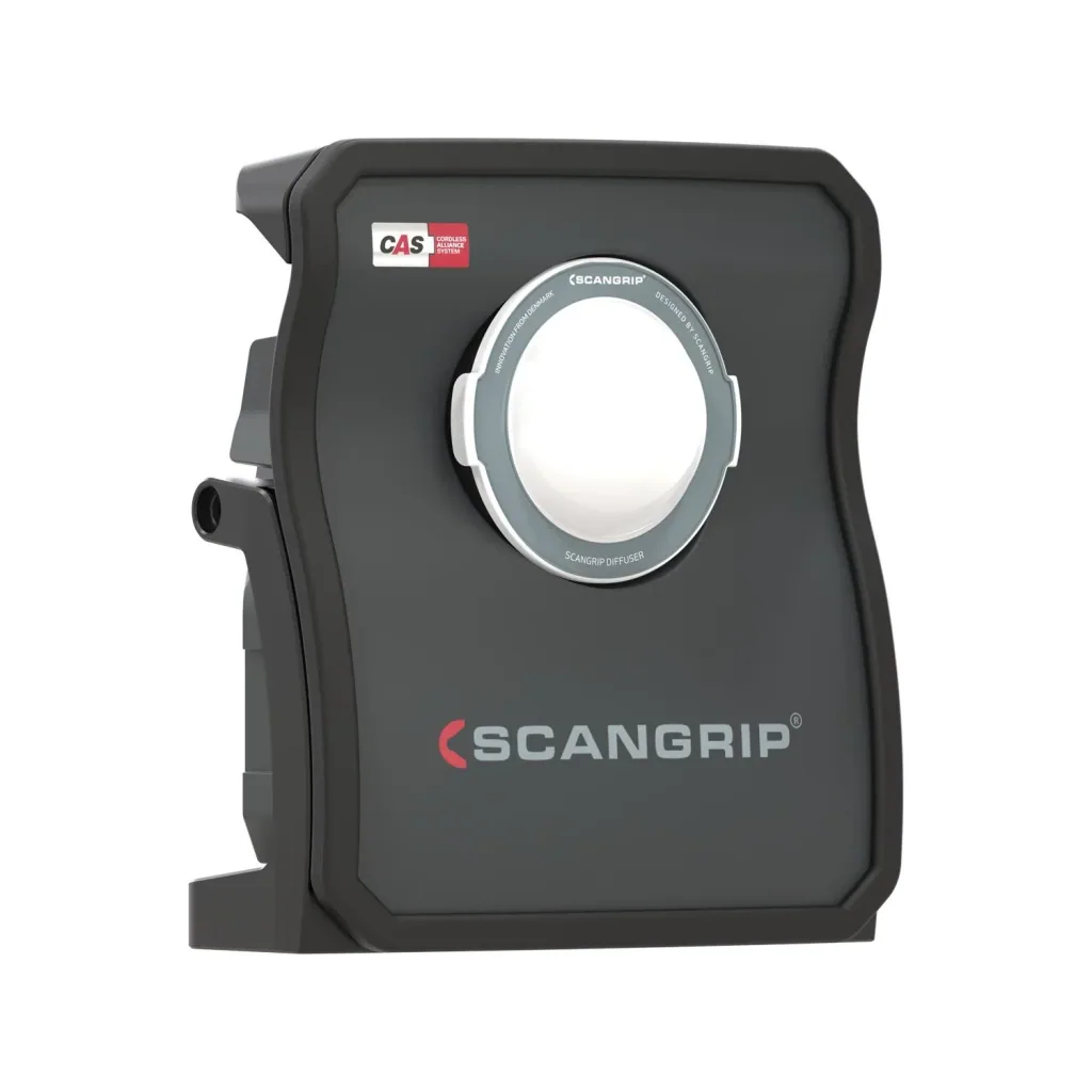 Handheld floodlight NOVA 10 CAS + Scangrip CAS power supply + removable diffuser L