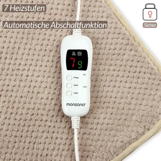 Electric blanket 3-layer 7 heating levels - 150x80cm